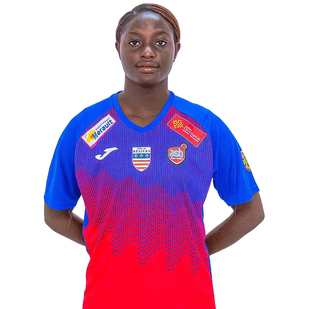 Joyce Amaïzu — portrait maillot domicile AS Béziers